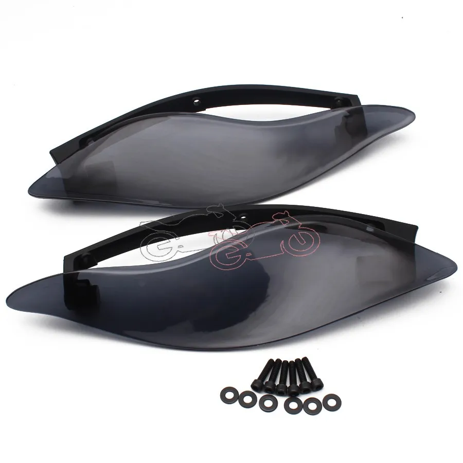 Мотоциклетные ABS Пластиковые регулируемые боковые крылья ветровые воздушные