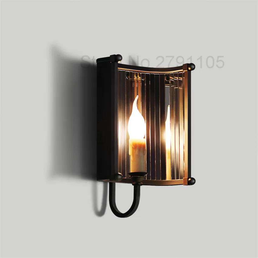 

Modern Vintage Wall Lamp,Creative Retro Industrial Lighting Wall Light,Stair Light Attached to the Inside Mirror Wall Lamps