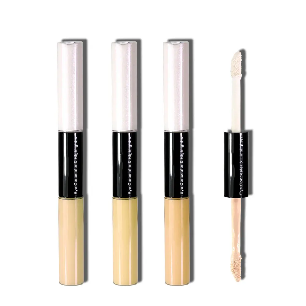 3 цвета двухсторонний консилер для темной кожи жидкий контурный тональный крем