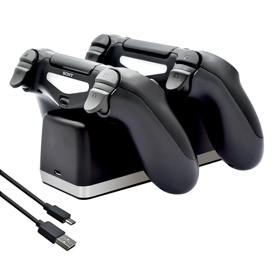 PS4 игры USB зарядное устройство зарядная док-станция Подставка для sony Playstation 4 PS4/PS4 Pro/PS4 тонкий контроллер