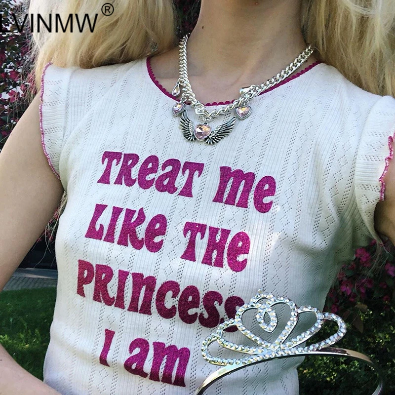 LVINMW сексуальный хлопковый топ с принтом ангела и буквенным круглым вырезом