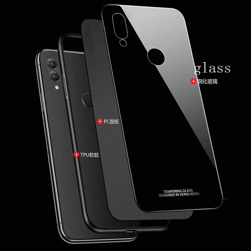 SemgCeKen Роскошный Жесткий стеклянный зеркальный чехол для huawei honor 10 lite v10 view note