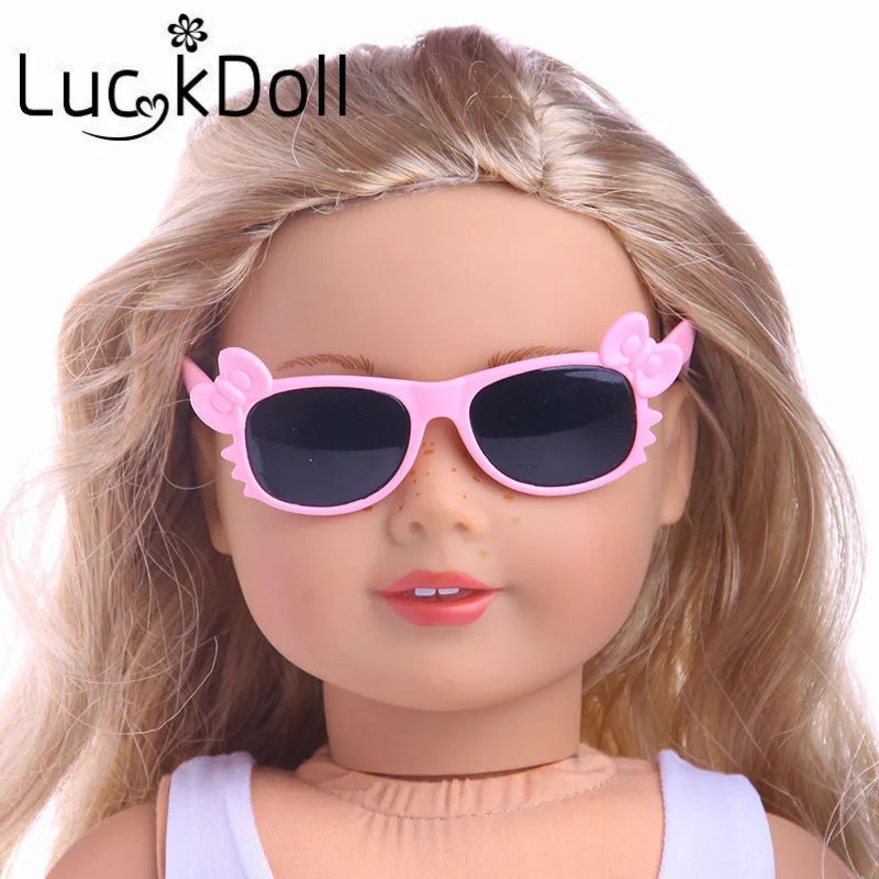 LUCKDOLL солнцезащитные очки с украшением в виде банта подходят для 18 дюймов