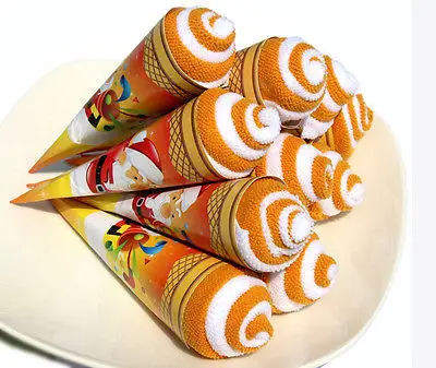 Милое практичное мягкое хлопчатобумажное полотенце для лица с рисунком