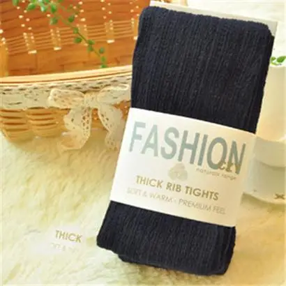 K068 Navy INDJXND женские осенне-зимние вязаные чулки женские обтягивающие колготки теплые колготки Collant Femme K068 - Цвет: K068 Navy