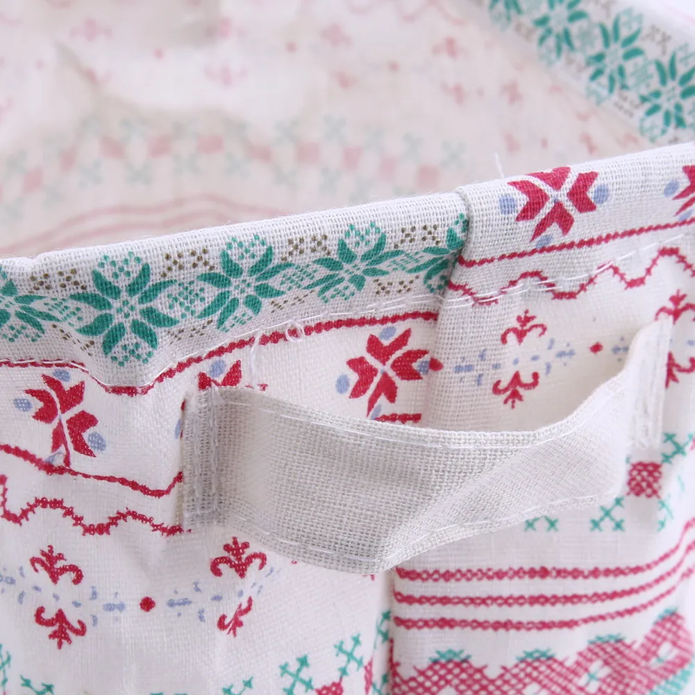 Корзина для хранения DIY офисный Настольный органайзер складывания белья ящик