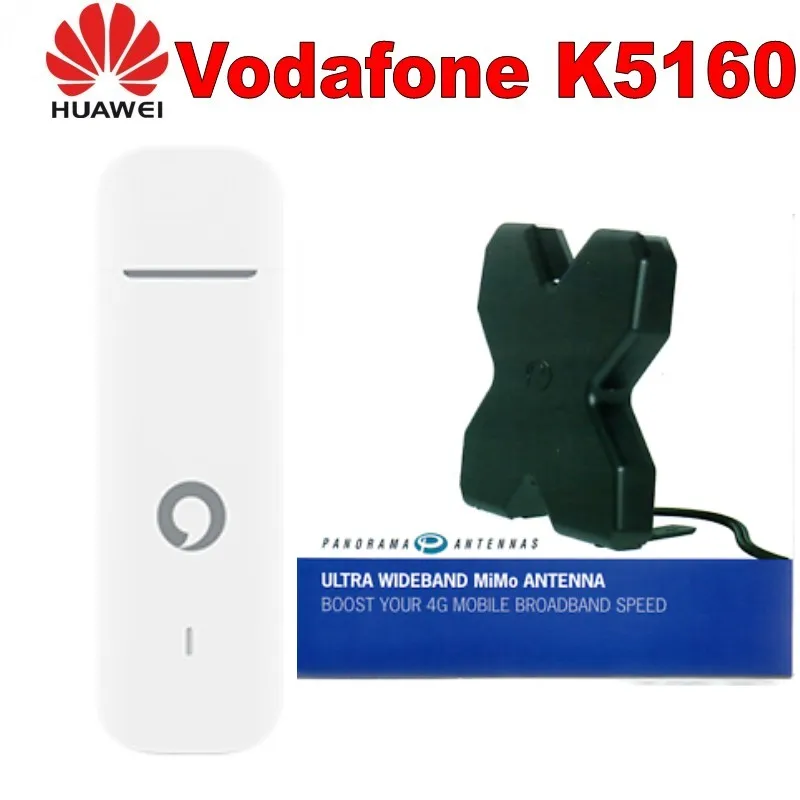 Разблокированный USB накопитель для Vodafone LTE Категория 4 сети Huawei K5160 plus 4g антенна