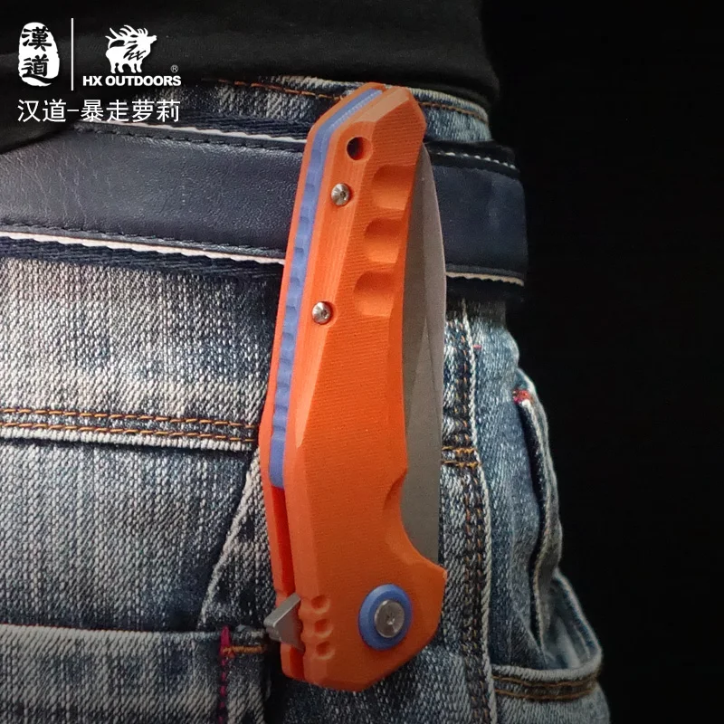 Складной нож с шариковым подшипником рукоятка G10|knife tool|bearing flipperball bearing flipper |