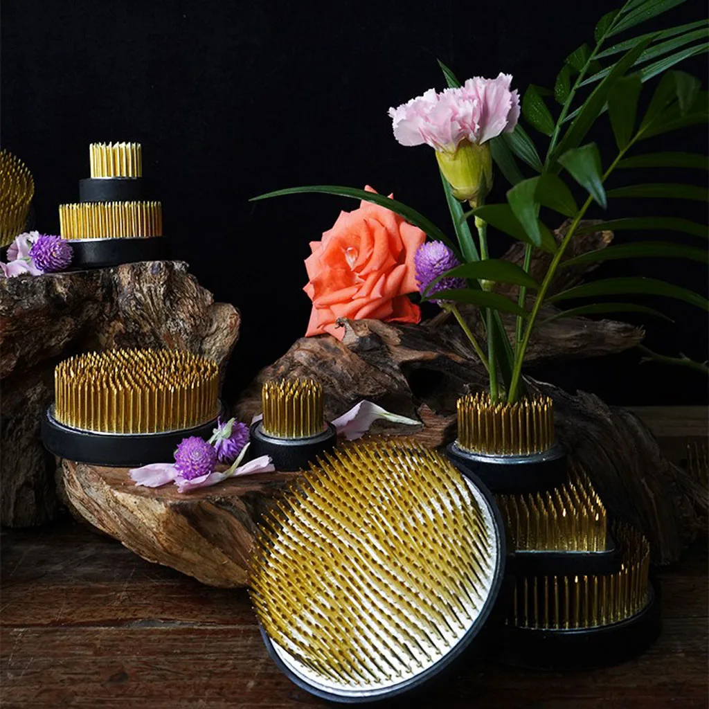 3 4 см круглая подставка под цветочную лягушку Ikebana Kenzan|Украшения своими руками