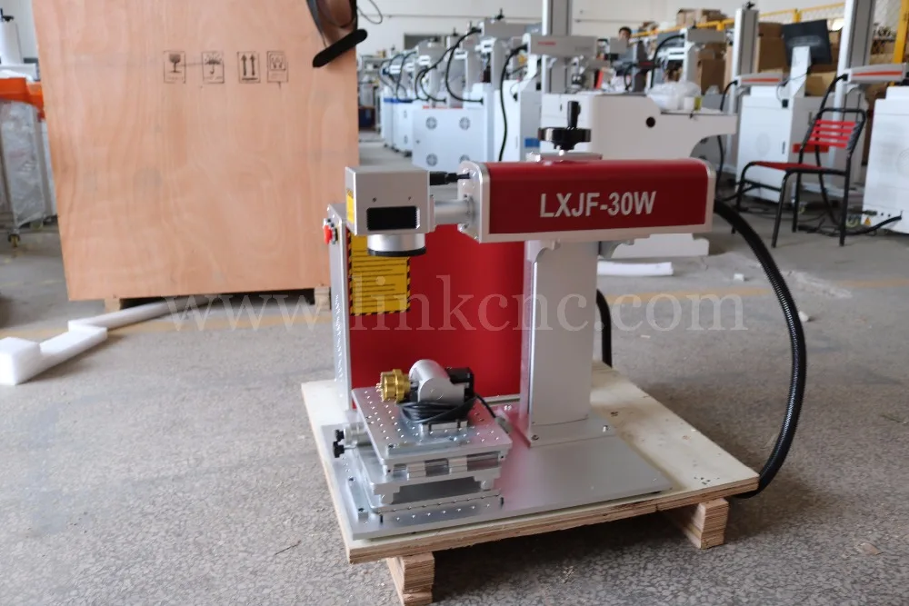 Отличное волокно 30 Вт мини Цзинань лазер маркировка на металлической