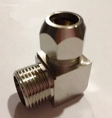 Латунный соединитель BSP с наружной резьбой 2 шт. 1/8 дюйма 8 мм | Обустройство дома