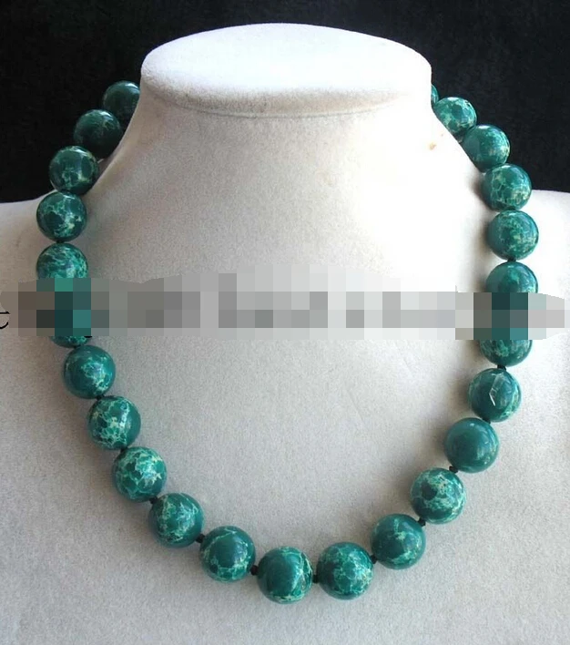 

popular wholesale fashion imperial taper round14mm necklace 18" beads
