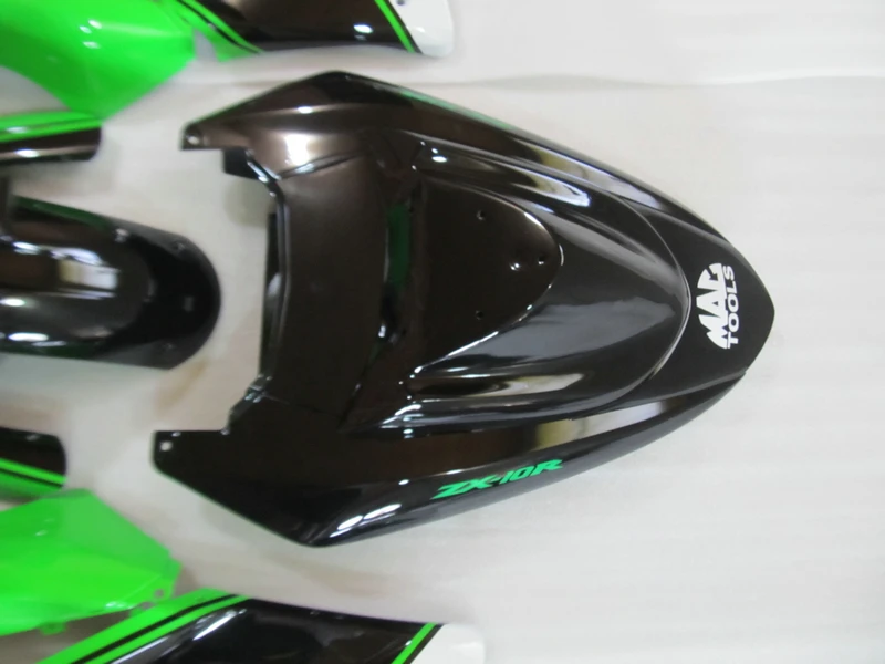 Настроить мотоцикл обтекатель комплекты для Kawasaki ZX10R 2004 2005 NINJA ZX 10R 04 05 зеленый