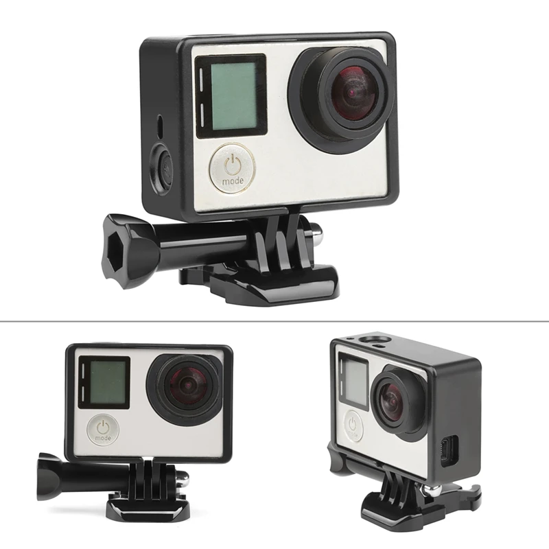 Защитная рамка для Go Pro Hero 4 3 + черный защитный чехол камеры аксессуары