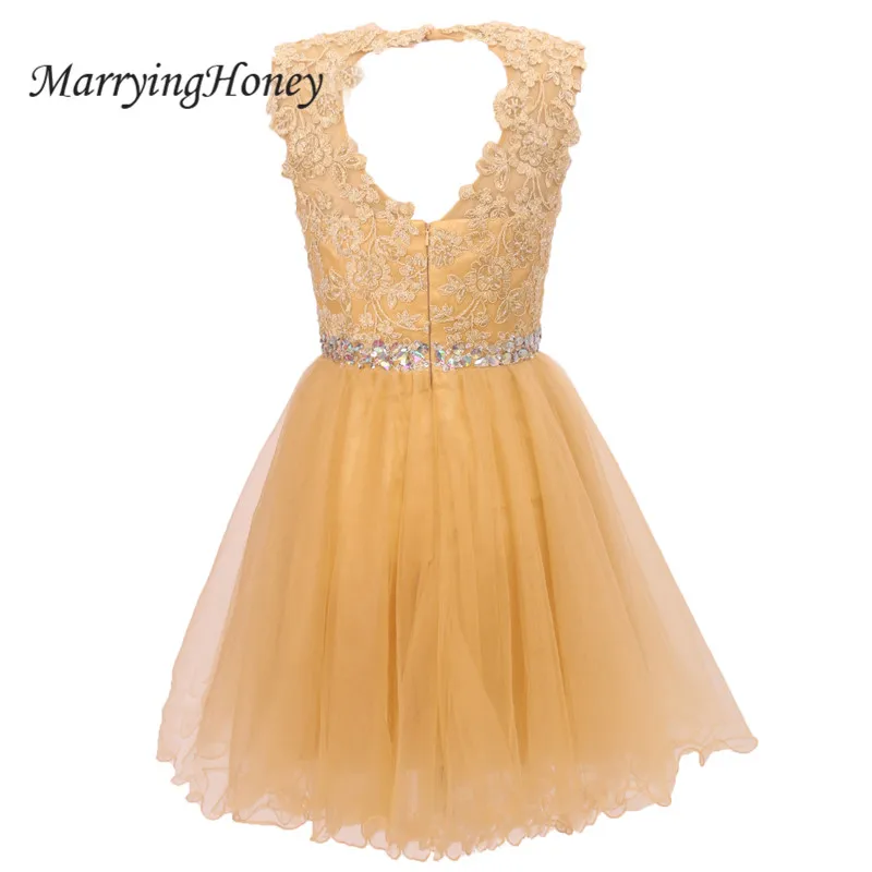 2017 настоящая фотография оранжевые короткие платья с вырезом на спине для