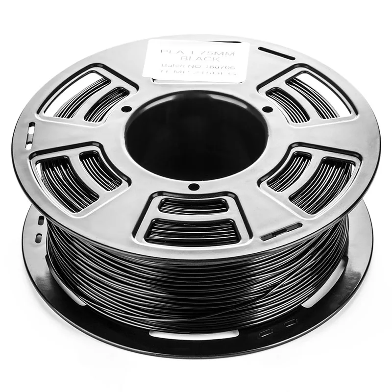 Black 3d принтер PLA нити 1,75 мм 1 кг рулон пластиковый материал Резина Расходные материалы материал нити и 3D Ручка Prusa I3 3d Принтер Комплект - Цвет: Black