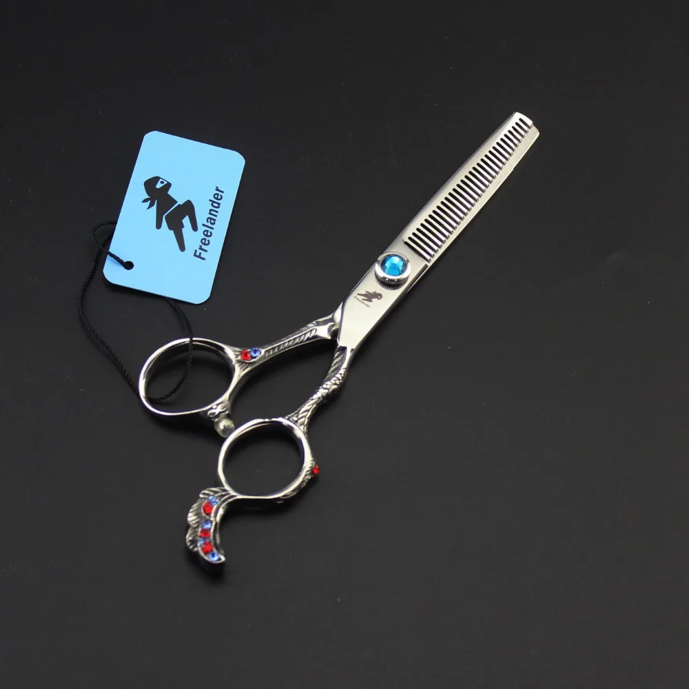 

6.0 inch Freelander Phoenix series hairdressing scissors Barber tools Senior stylist must-have scissors Flat scissors Tooth