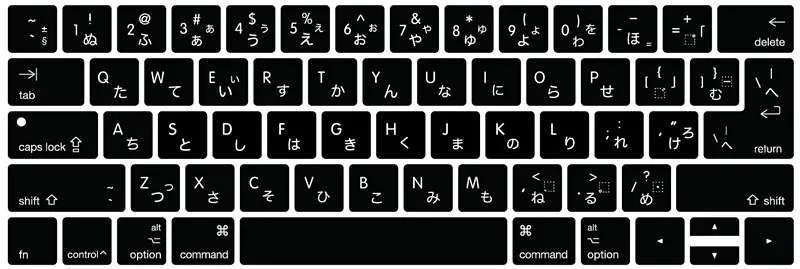 Japanese Универсальный чехол-клавиатура для MacBook Pro retina 1" 15", датский, немецкий, греческий, японский, корейский, шведский, тайский, швейцарский - Цвет: Japanese