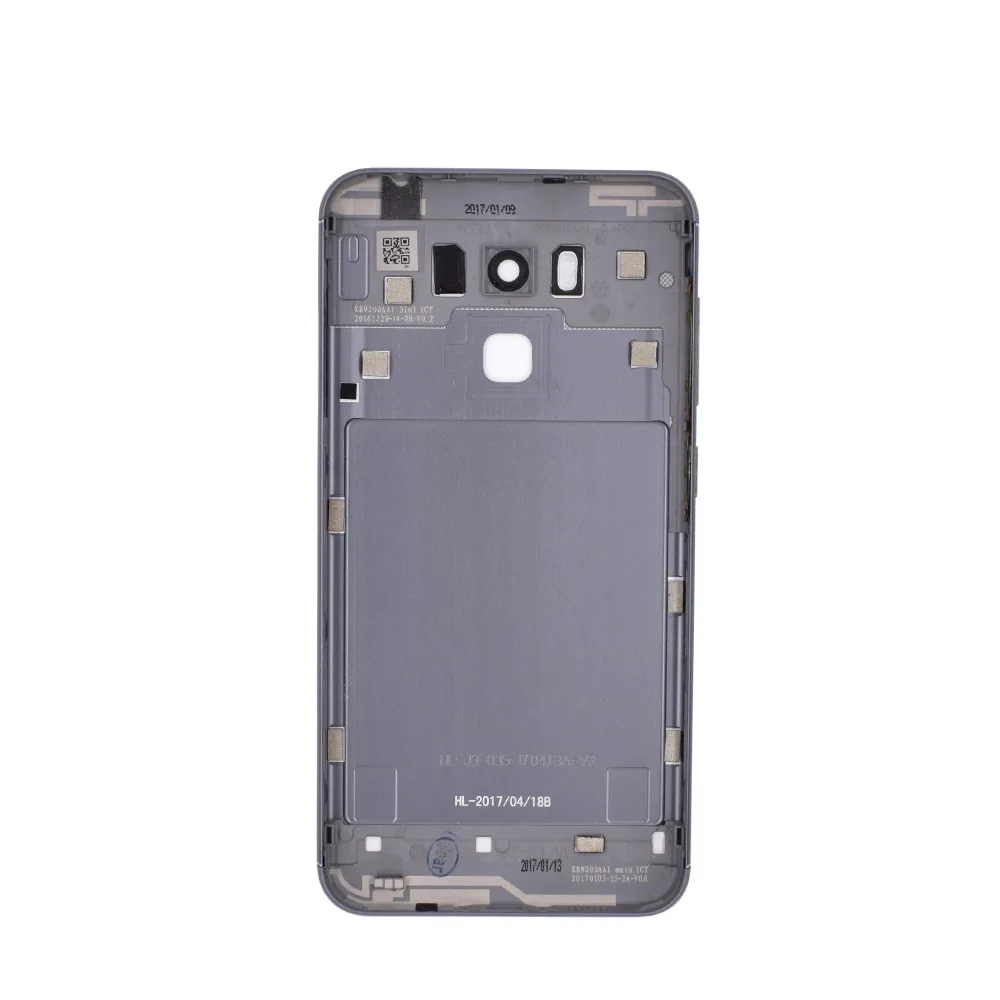 Металлическая задняя крышка + кнопки громкости питания Замена стеклянного