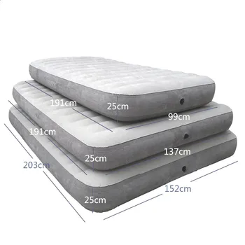 Inflatable Airbed Mattress Topper Folding Bed Beach Airbed Cama Bedroom Furniture Muebles De Dormitorio Free Shipping