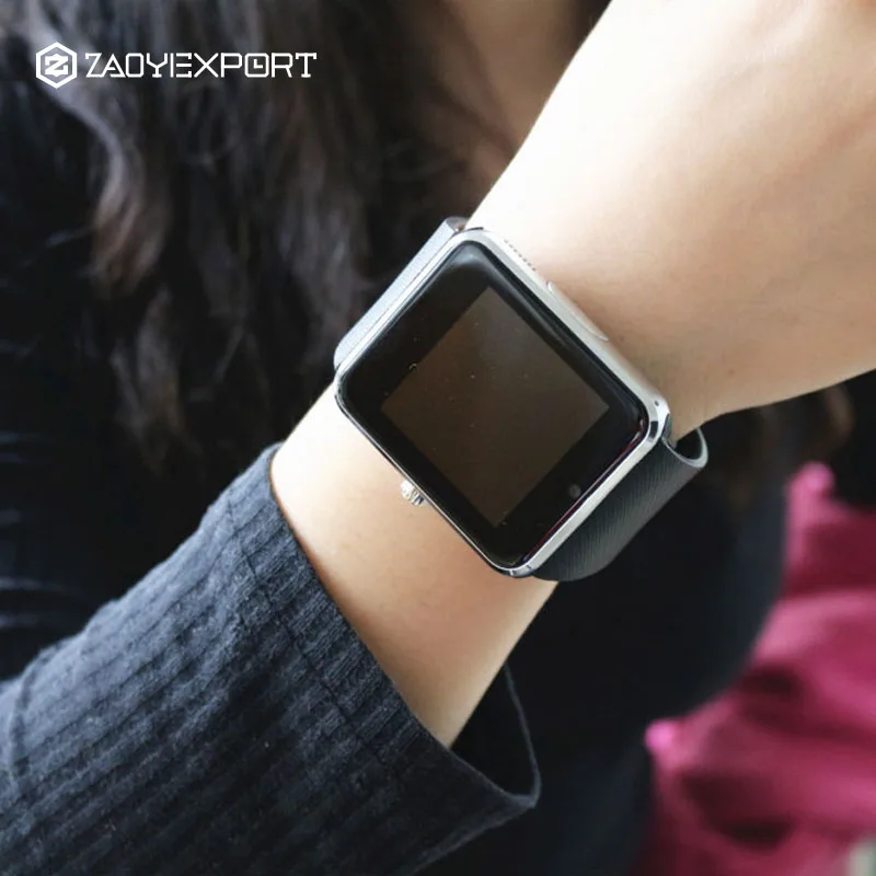 Zaoyiexport Bluetooth Smart часы GT08 Reloj inteligente Поддержка sim-карты Камера для IOS Android Xiaomi Huawei PK