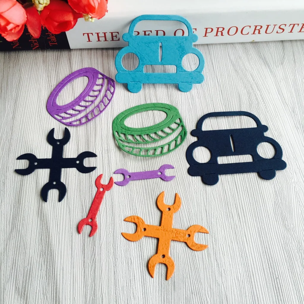 2019 инструмент для автомобильных шин металлические трафареты пресс-формы DIY