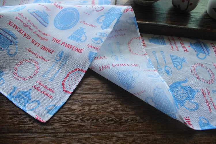 Женский носовой платок furoshiki хлопок /японский стиль мультфильм печатных 35*90 см/много использования