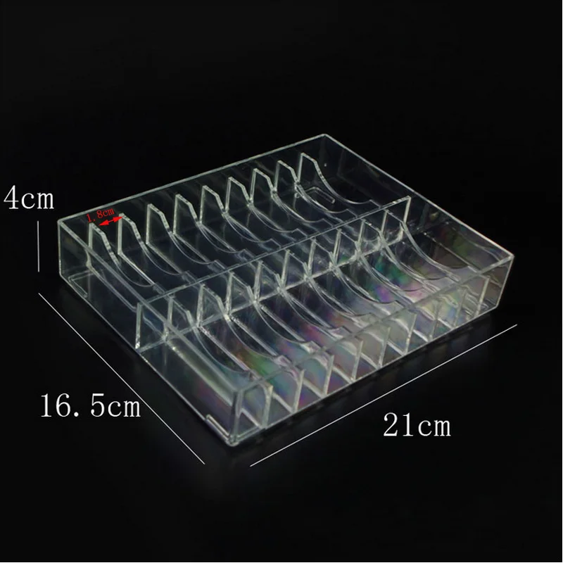 Прозрачный органайзер для браслетов с 20 ячейками демонстрационная полка