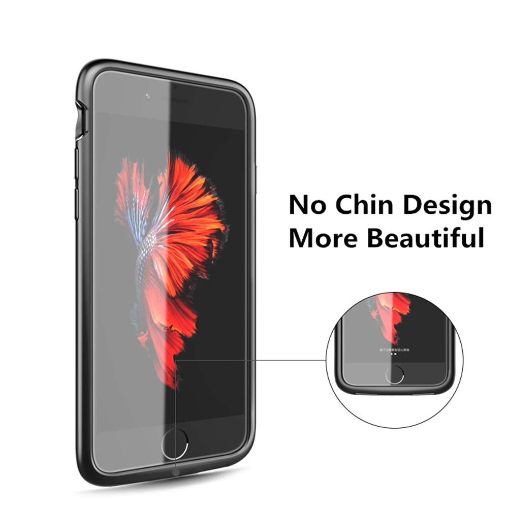 Чехлы с зарядным устройством для iPhone 7 8 Plus 6 6S чехол внешним аккумулятором из