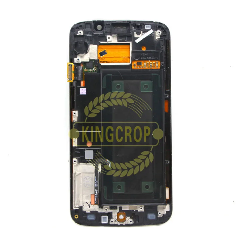 5.1для samsung Galaxy S6 Edge lcd G925 G925F SM-G925F дисплей кодирующий преобразователь сенсорного экрана в сборе с рамкой для samsung S6 Edge lcd