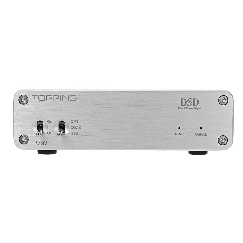 Топпинг D30 Desktop Hifi Цифровой DSD аудио декодер USB ЦАП на XMOS коаксиальный