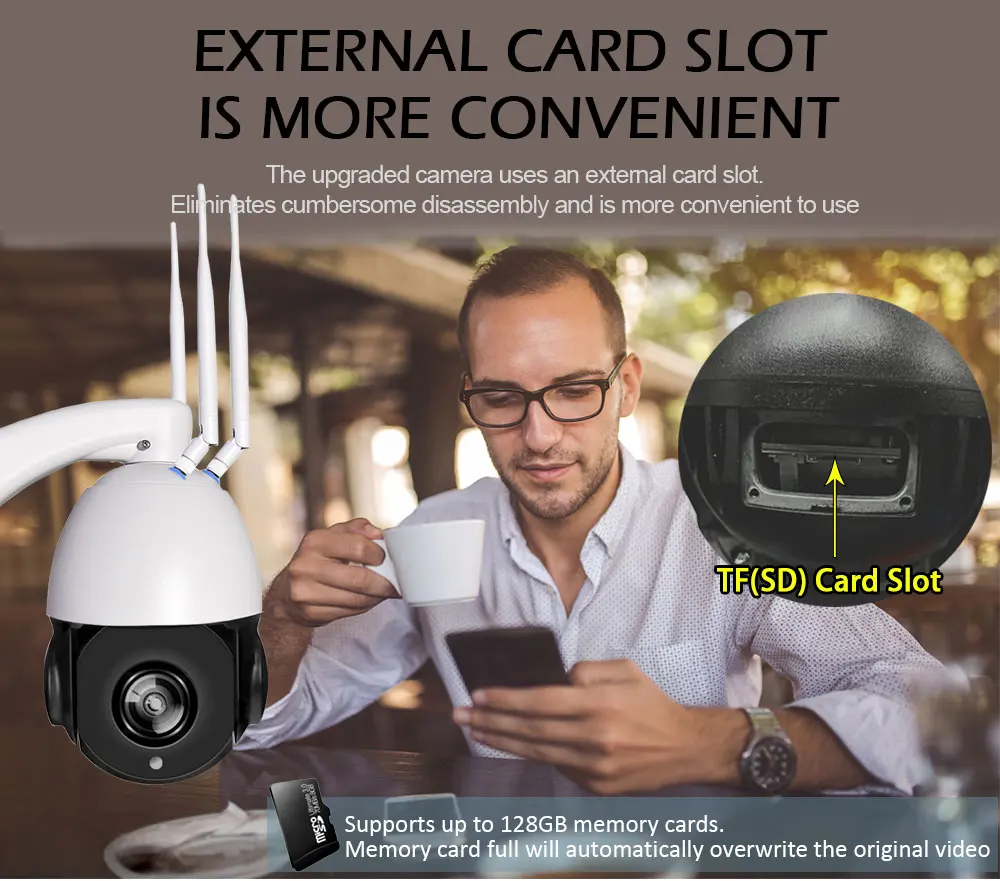 YSA 1080P HD PTZ IP камера 4G 3g SIM SD карта купольная Wifi камера безопасности Открытый 22X оптический зум ночное видеонаблюдение