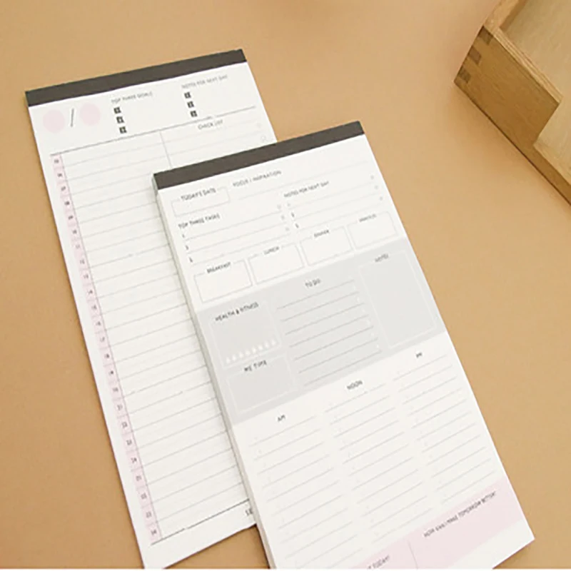 Ежедневник A5 еженедельник записная книжка Caderno Agenda 2019 Libretas крафт-бумага записные