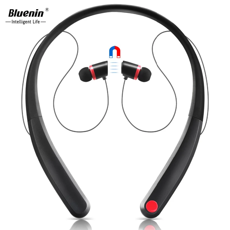 Bluetooth наушники Bluenin для телефона магнитные беспроводные xiaomi hybrid pro hd устойчивое к