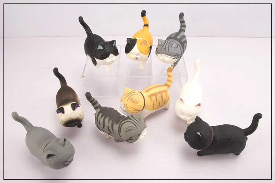 Аниме Кот кавайный фигурка модель подарок игрушки|Игровые фигурки и