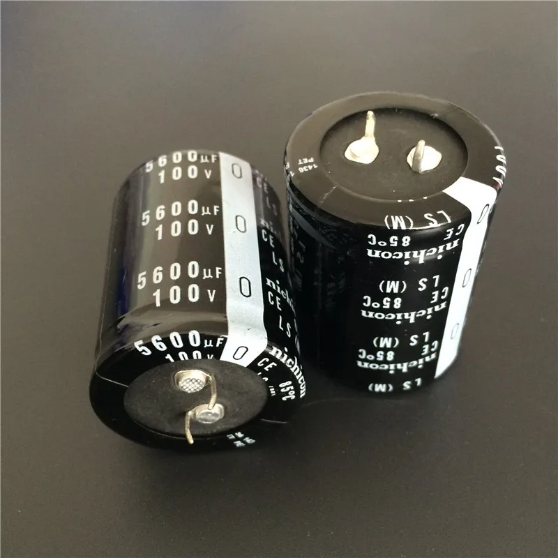2шт 5600 мкФ 100V NICHICON LS серии 35x45 мм Высокое качество 100V5600uF оснастки PSU алюминиевый