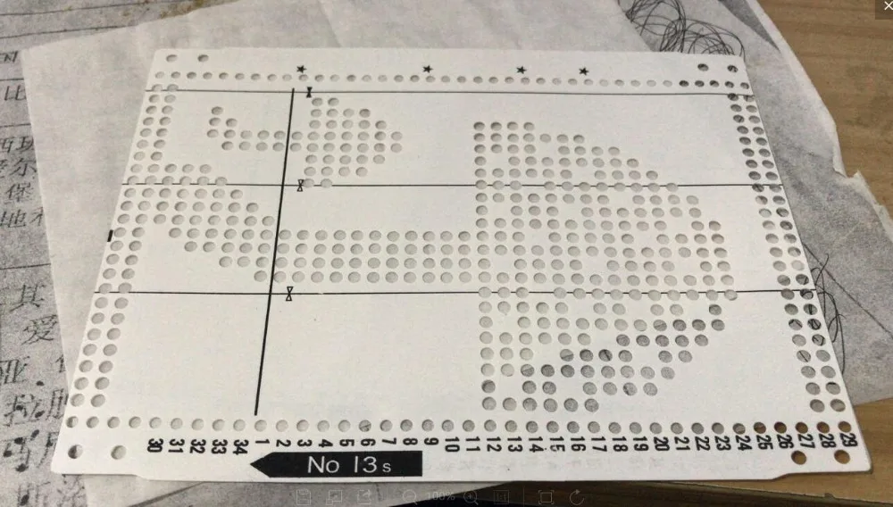 Горячая Распродажа Brother KH860/868 набор аксессуаров для вязальной машины, набор бумажных открыток, разные 20 видов стилей S0195H