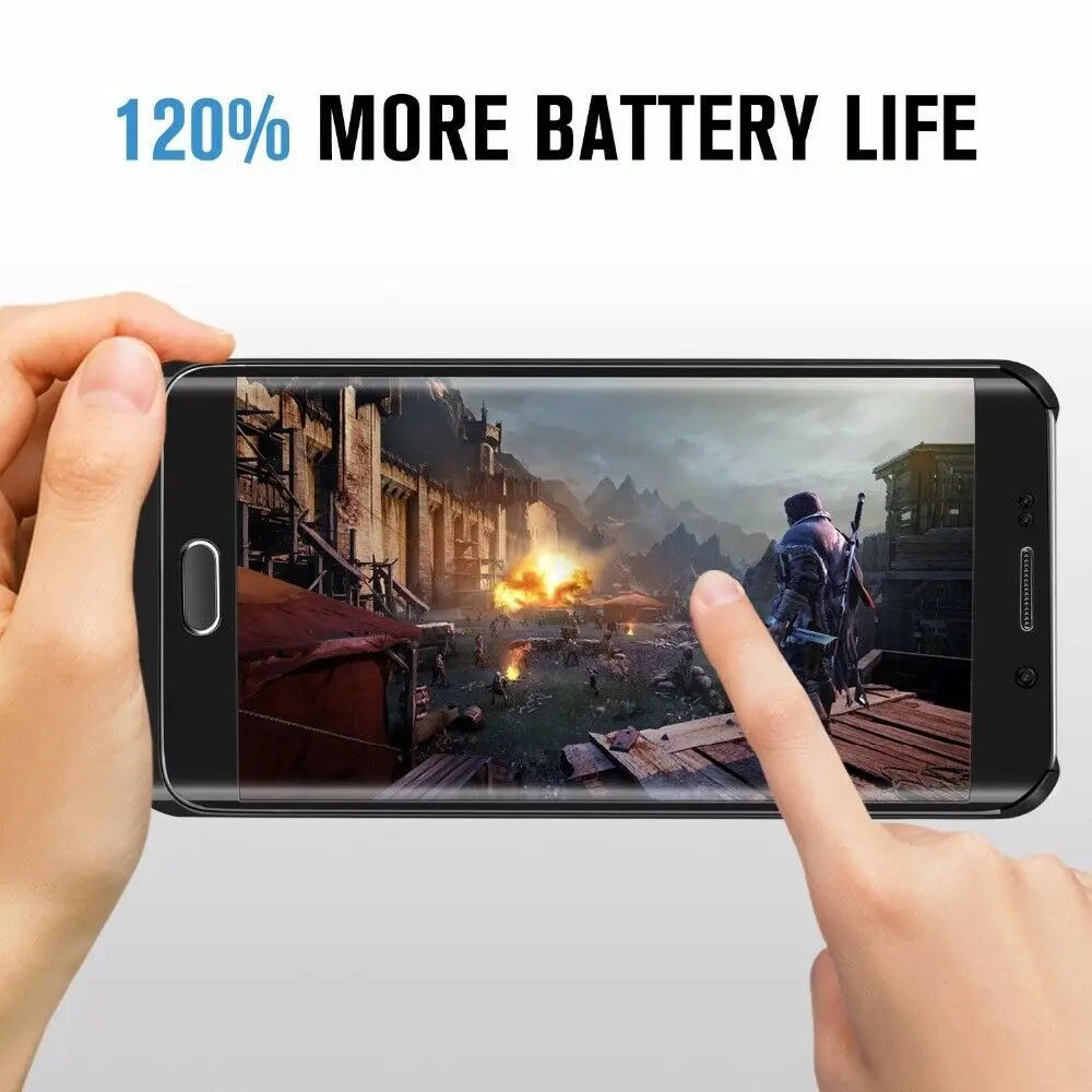 4200 мАч чехол для зарядного устройства для samsung Galaxy S6 Чехол Для Аккумулятора Внешний аккумулятор Тонкий чехол для зарядки для S6 Дополнительный внешний резервный тонкий