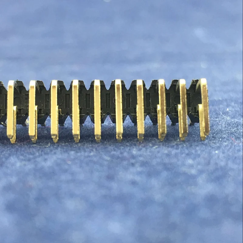 Высокое качество 2 54 мм Шаг 2x40 штифтов медный мужской двухрядный прямоугольный