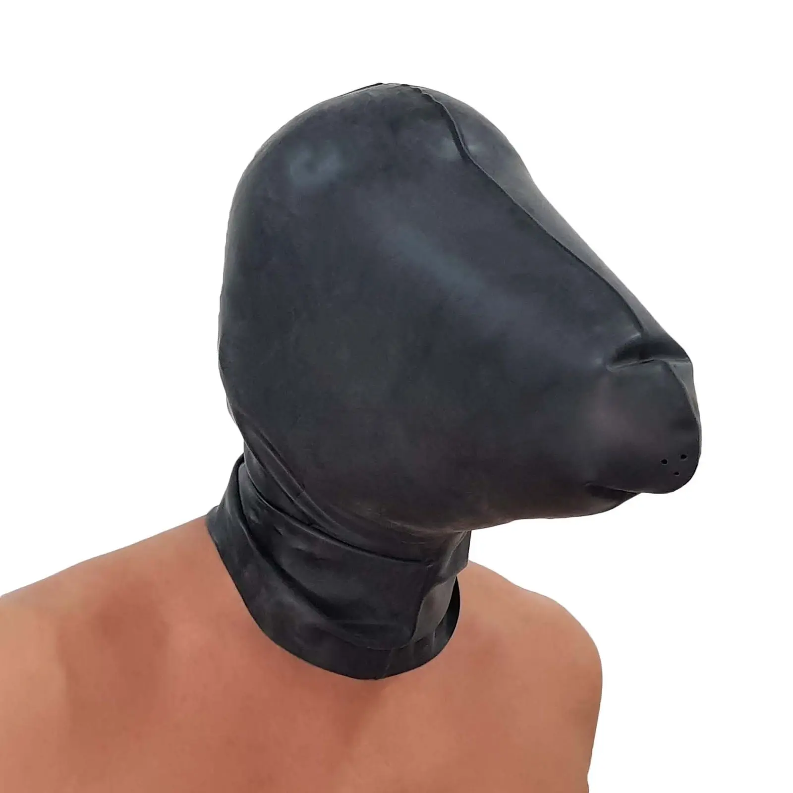 Geschlossene латекс Maske AU Gummi латексная маска резиновый капюшон |