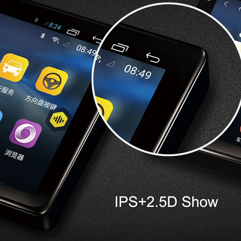 Andream 9 дюймов ips экран Android 8 1 2 + 32G carplay автомобильный мультимедийный плеер радио gps