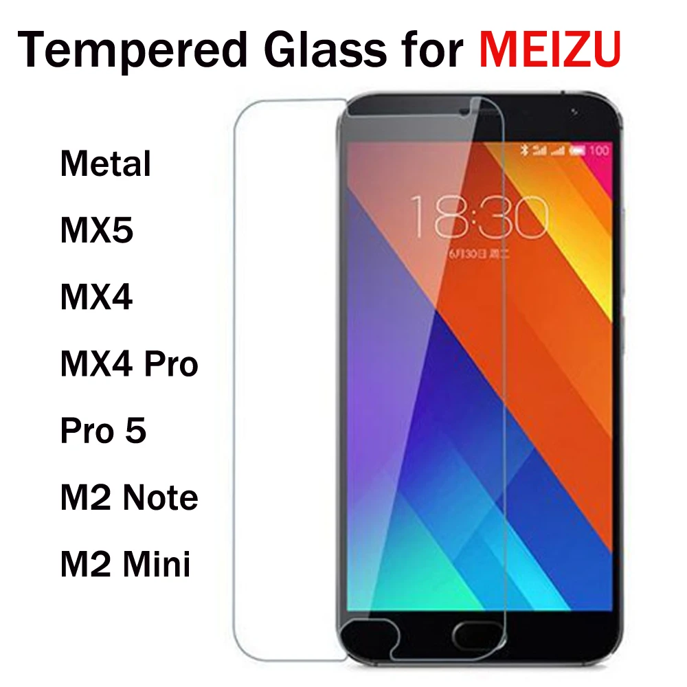 HD Защитное стекло для Meizu M2 M3 M3S Mini M3 M2 Note 9H закаленное стекло для Meizu Pro6 MX5 MX4 Pro U10 U20 стеклянная пленка