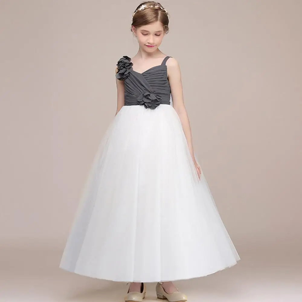 Children's Vestidos Birthday Party Dress Kids Princess Summer Flower Wedding Dresses Girls Ball Tutu Prom | Детская одежда и