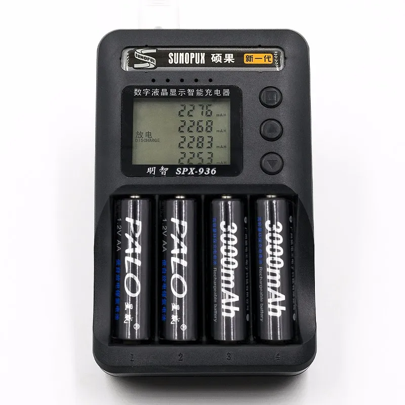 20 шт PALO AA 3000mAh 1,2 V качественная ni-mh аккумуляторная батарея AA 3000mAh PALO Recarregavel 2A Baterias Bateria Batterie