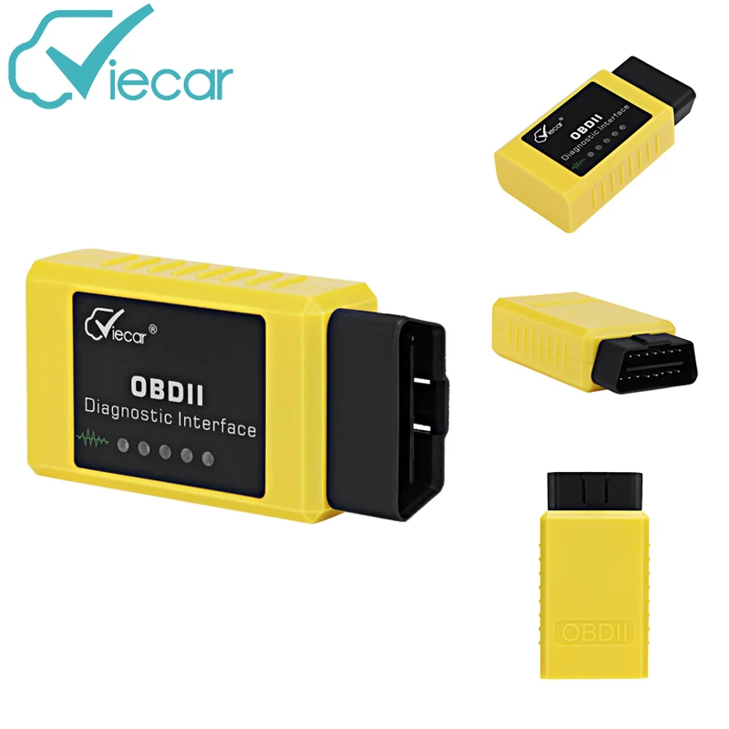 VieCar VC003-A OBDII 2 ELM327 Diagnostic Interface Scan Tools Bluetooth 2.0 Car Scanner for Android Torque/Windows |