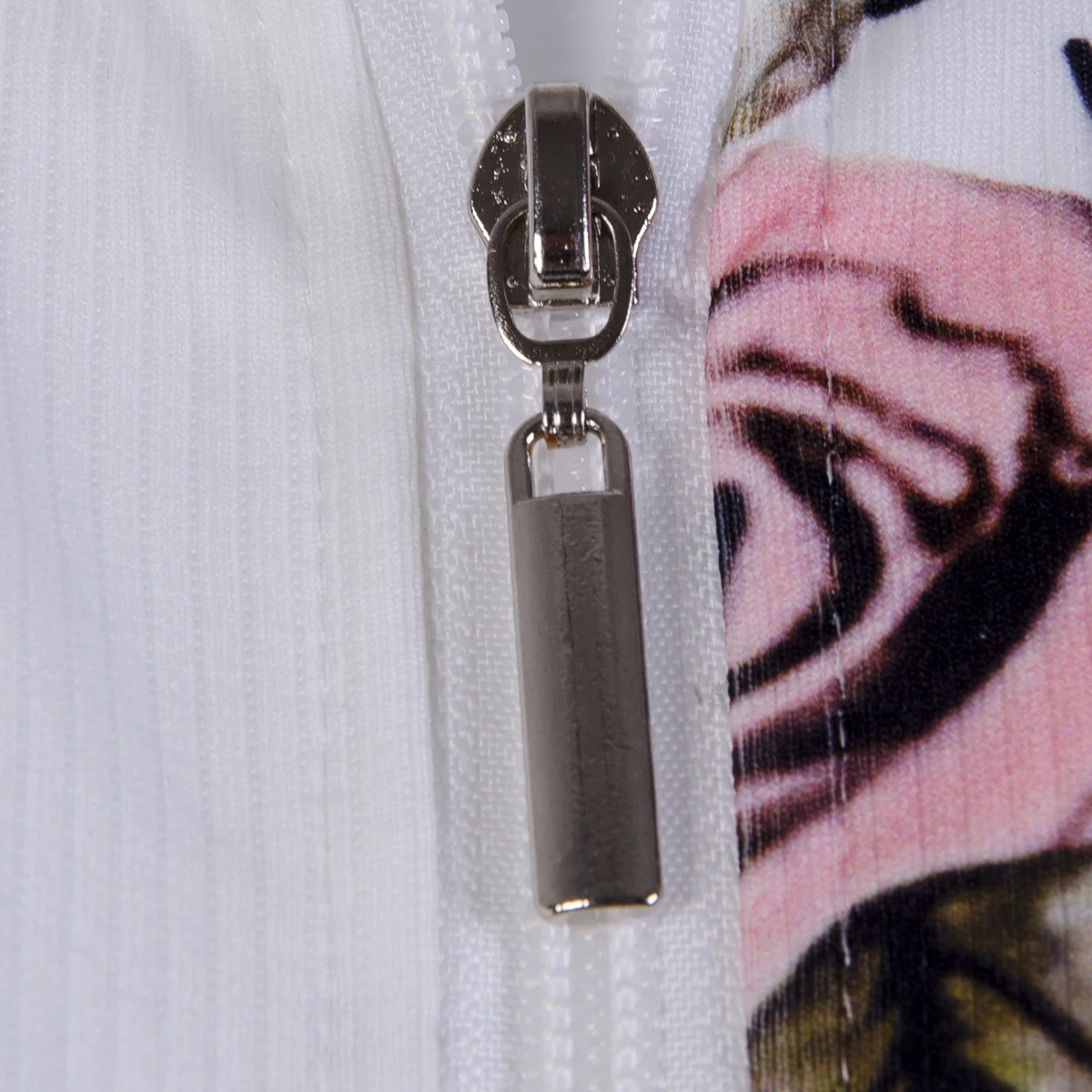 Большие размеры винтажные женские куртки на молнии с цветочным принтом