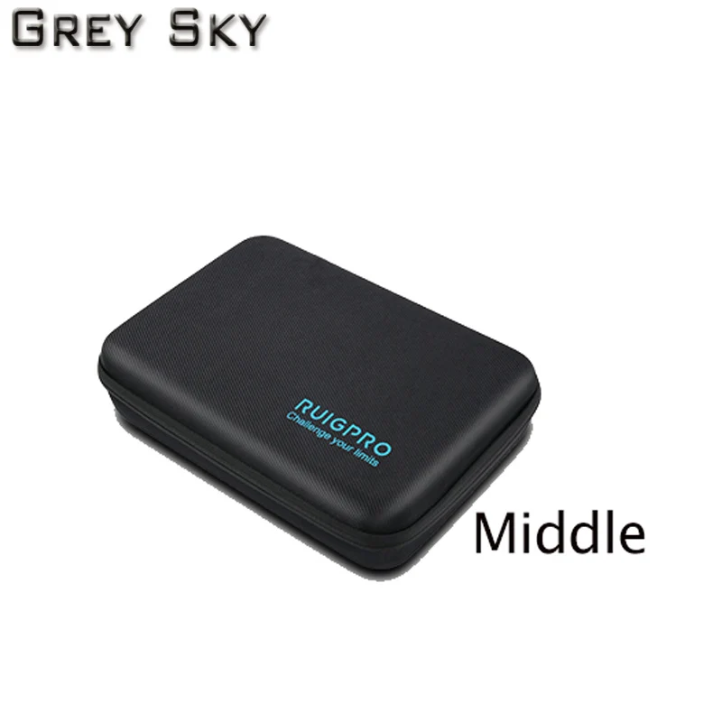 Переносная сумка для хранения, защитный чехол, сумка для GoPro max Hero 8 7 6 5 4 3 Xiaomi YI Sjcam, аксессуары, сумка для камеры - Цвет: middle