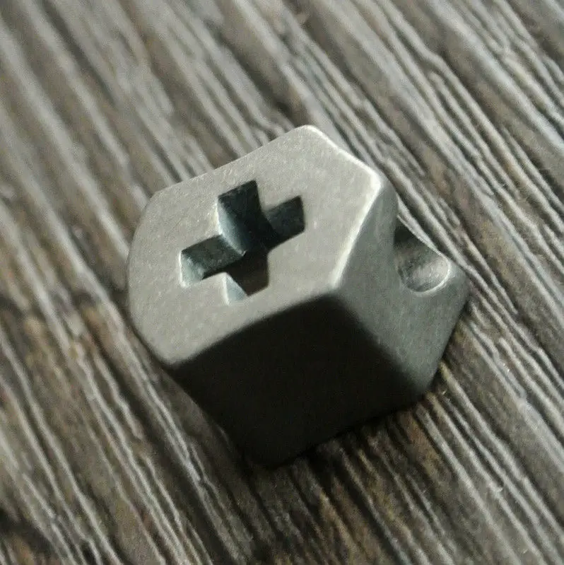 Титановый крестообразный металлический шнурок TC4 серый ремешок для рукоделия