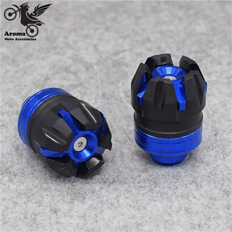 2 blue Красочные Запчасти для скутеров, аксессуары для колеса в мотокроссе anticaida moto rbike Crash Pad moto rcycle frame Slider moto - Цвет: 2 blue