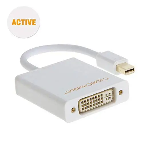 JORINDO Active Mini DP to DVI DisplayPort (Совместимость с Thunderbolt2) к адаптеру 15 см/белый Eyefinity)| |